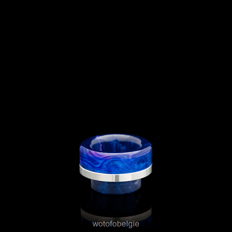 Wotofo 810 druppeltip profiel blauw RVS - Wotofo Vape Review 04BBX418