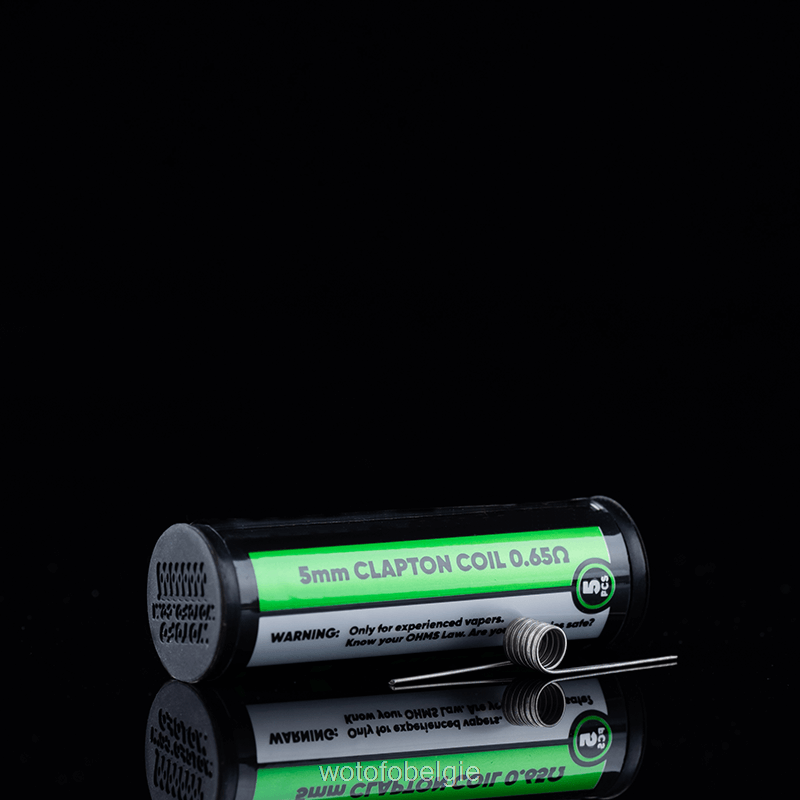 Wotofo ID voorgebouwde spoel dubbele kern gesmolten clapton 0,65 ohm 5 mm 5 stuks - Wotofo E-Cigarette 04BBX347