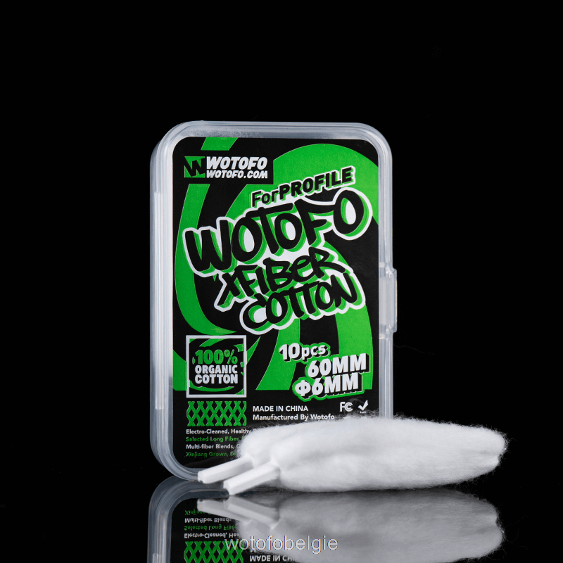 Wotofo PROFILE xvezelkatoen voor profiel 6 mm - Wotofo Brussel 04BBX311
