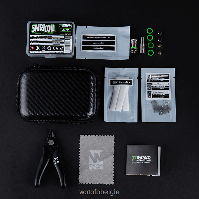 Wotofo SMRT herbouwbaar spoelpakket smrt pnp-pakket - Wotofo Vape Kopen 04BBX346