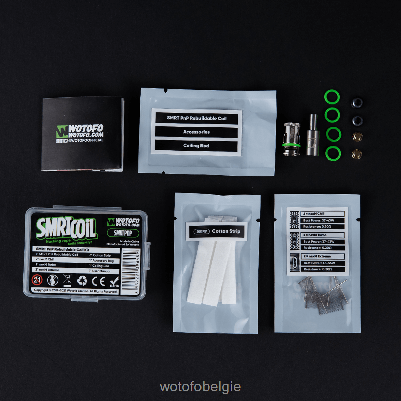 Wotofo SMRT herbouwbare spoelkit smrt nord-kit - Wotofo Antwerpen 04BBX342