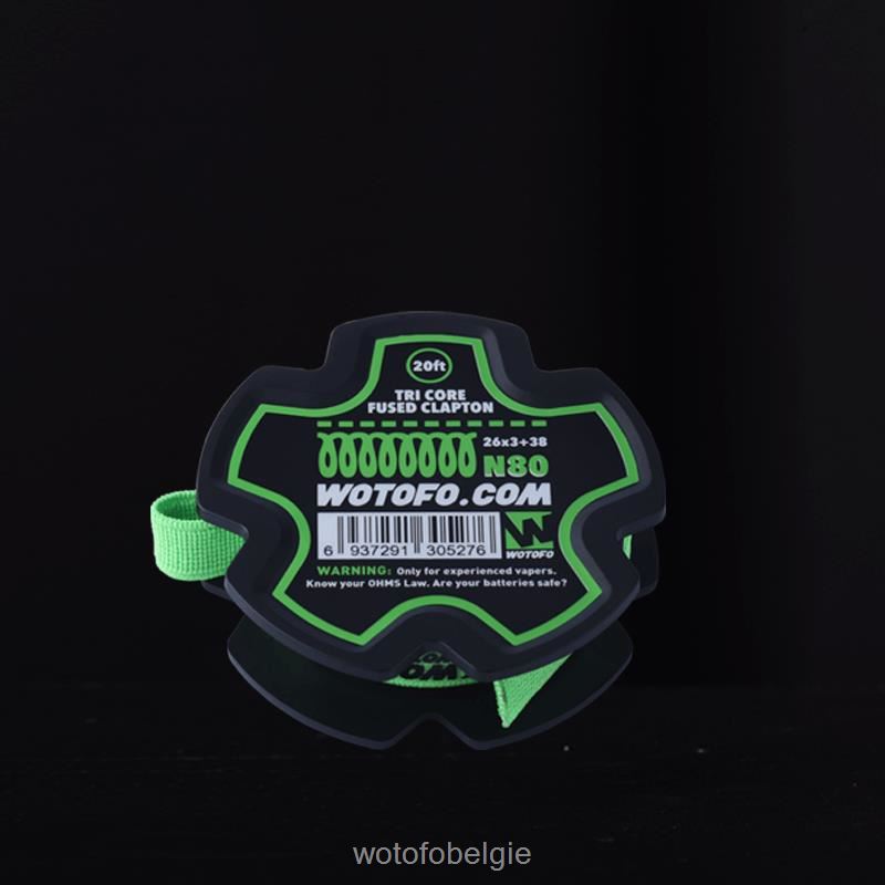 Wotofo voorgebouwde draadspoel driekernige gesmolten clapton - Wotofo Vape Review 04BBX358