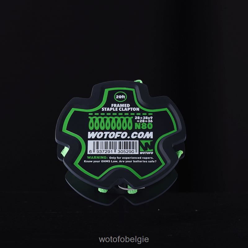 Wotofo voorgebouwde draadspoel ingelijste nietje clapton - Wotofo Disposable Vapes 04BBX359