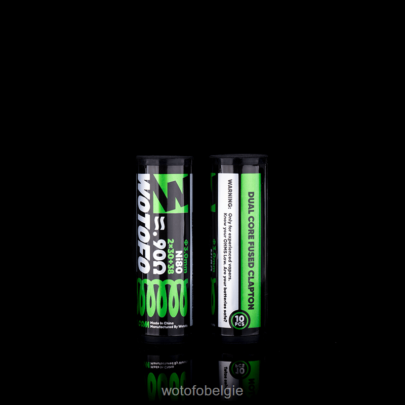 Wotofo voorgebouwde spoelen quad core gesmolten clapton 0,26 ohm 10st - Wotofo Nicotine 04BBX333