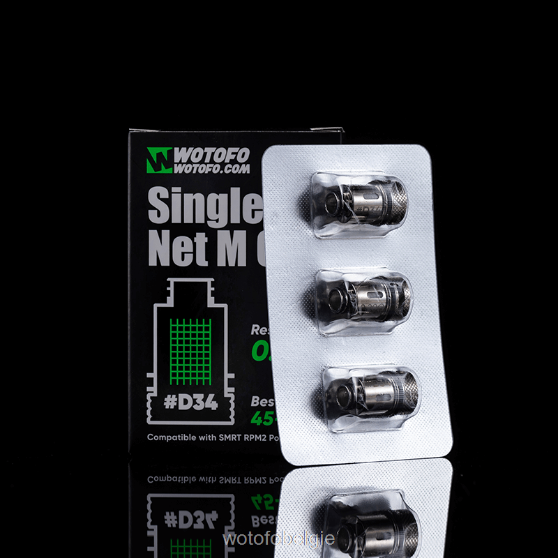 Wotofo SMRT rpm2 pod-spoel d31 a1 conisch nexmesh 3st - Wotofo Nicotine 04BBX373
