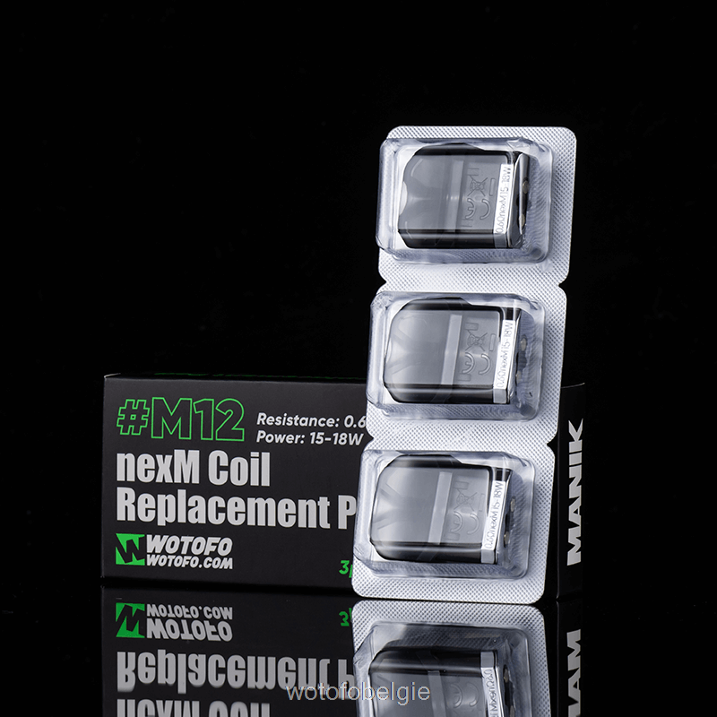 Wotofo MANIK mini-vervangingspod m11 parallelle spoel ingebouwd 3st - Wotofo E-Cigarette 04BBX57