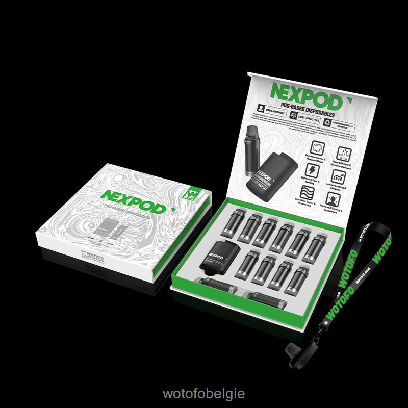 Wotofo NEXPOD kit 20 mg essentiële doos - Wotofo E-Cigarette 04BBX7