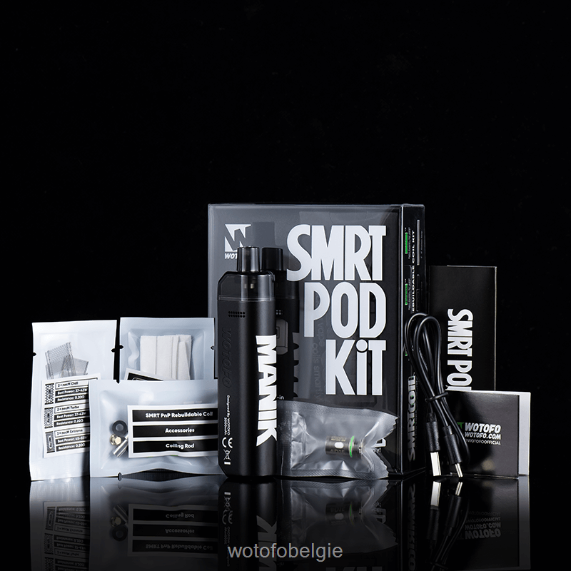 Wotofo SMRT pod-kit pnp-kit zwart blauw - Wotofo E-Cigarette 04BBX17